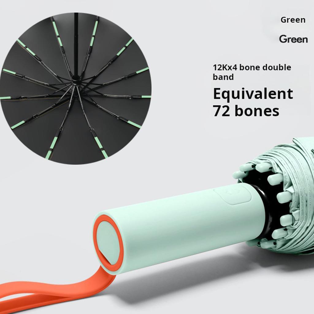 Прочный ветрозащитный автоматический зонт для мужчин и женщин, большие складные зонты с защитой от ультрафиолета, переносной зонт-рюкзак для взрослых
