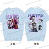 K-pop Охотники на демонов Руми Зои Миба Футболка Мужская Корейская Аниме Футболка Мультяшная Высококачественная Хлопковая Футболка Модная K-pop Футболка Женская