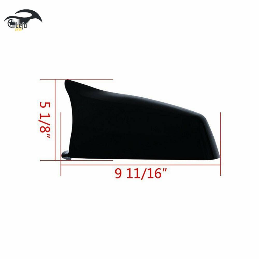 Глянцевая черная крышка зеркала заднего вида для BMW 5 серии E60/F10 2008-2013 гг. - Декоративная крышка клаксона.