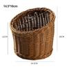 Бытовая плетеная корзина из искусственного ротанга, сервировочная настольная витрина для ресторана