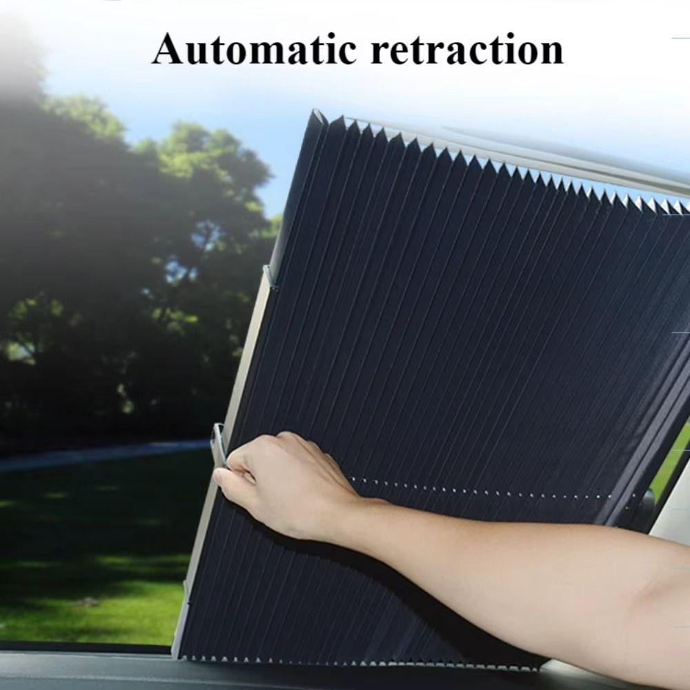 Retractable Set Car Sunshade Foldable Design Windshield Sun Shade Sun Visor Covers  Rear Window