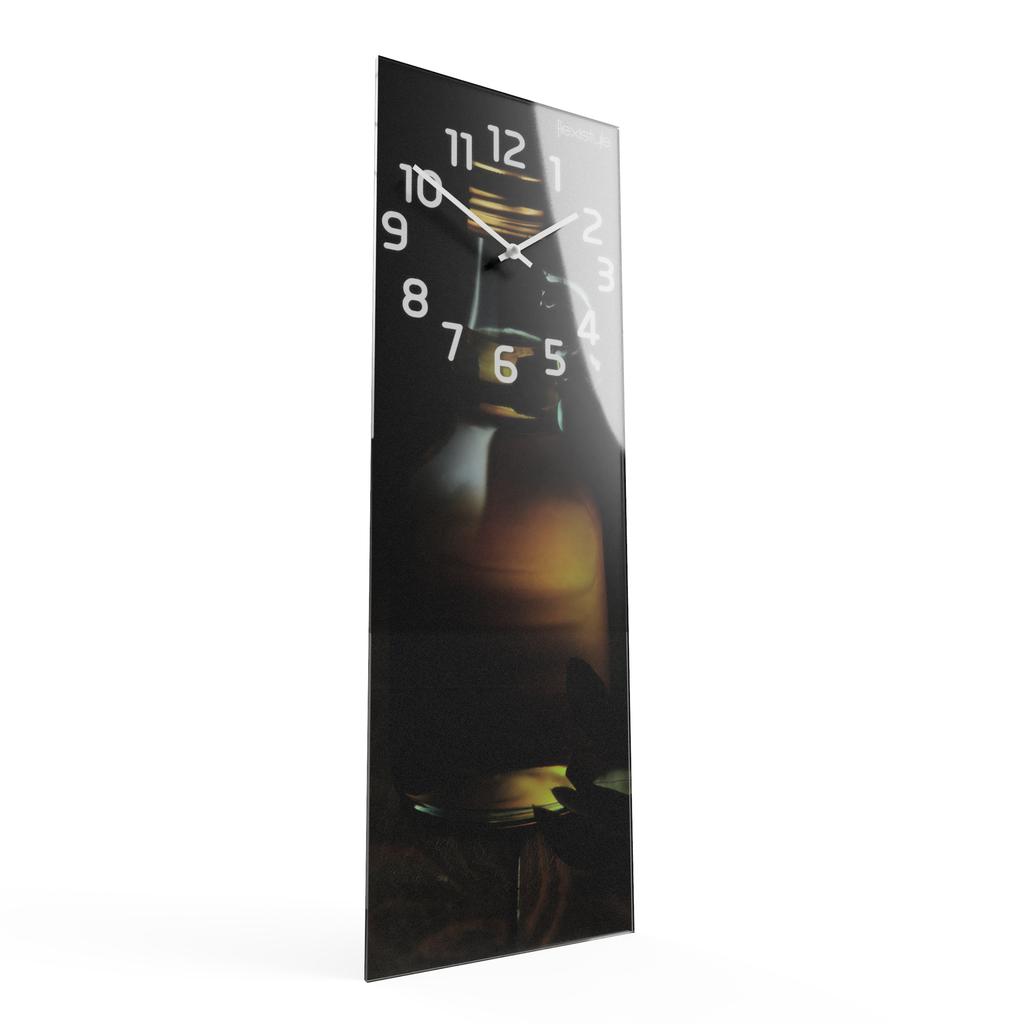 Large acrylic glass wall clock for the living room or kitchen Oliwa