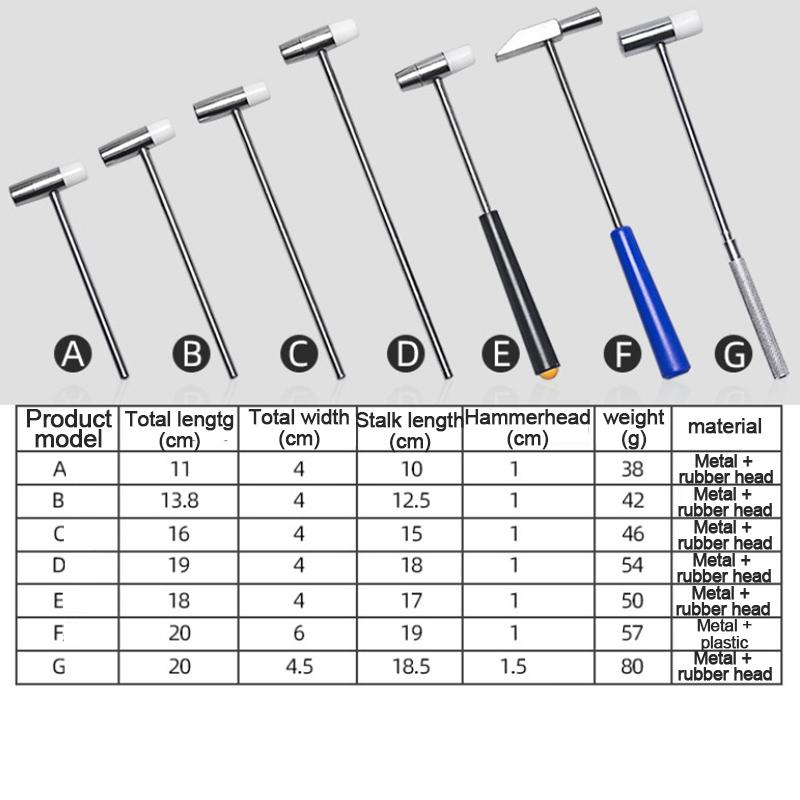 1шт мини-молот расширенный небольшой стальной молоток ювелирные часы инструменты для обслуживания часов