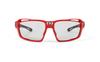 Rudy Project SINTRYX Fire Red X2 Photochromic Black Lens Sunglasses for Road Lens 66mm Frame/Impact SP497345-0000 (Single-piece Cycling, Marathon,