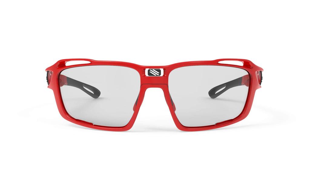 Rudy Project SINTRYX Fire Red X2 Photochromic Black Lens Sunglasses for Road Lens 66mm Frame/Impact SP497345-0000 (Single-piece Cycling, Marathon,
