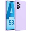 Silicone Case - Booling - for Samsung Galaxy A53 5G - Ultra Slim - Scratch Protection - Purple