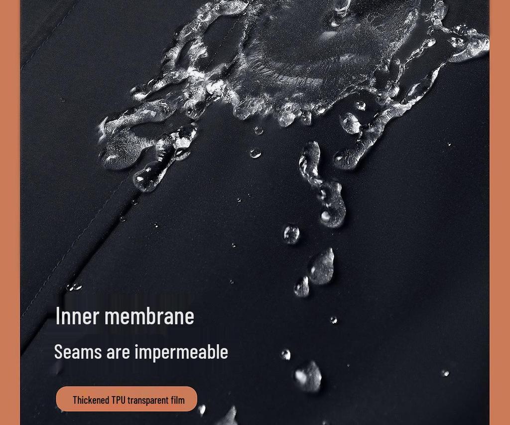 Ветровка для электровелосипеда Bemei с флисовой подкладкой, водонепроницаемая - Зимняя теплая, ветрозащитная, утолщенная, двухсторонняя.