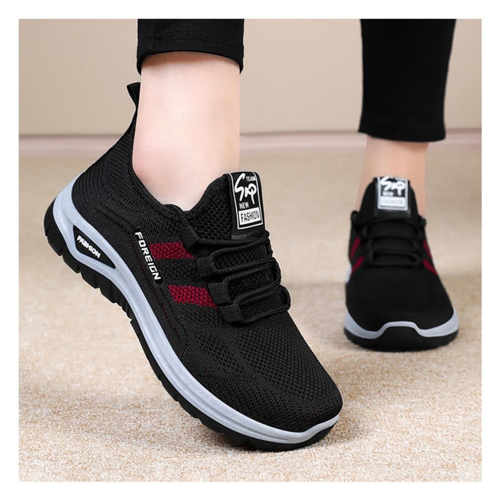 Women's Summer New Outdoor Breathable Mesh Shoes Fashion Casual Shoes Women's Shoes Low Cut Women's Sports Single Shoes