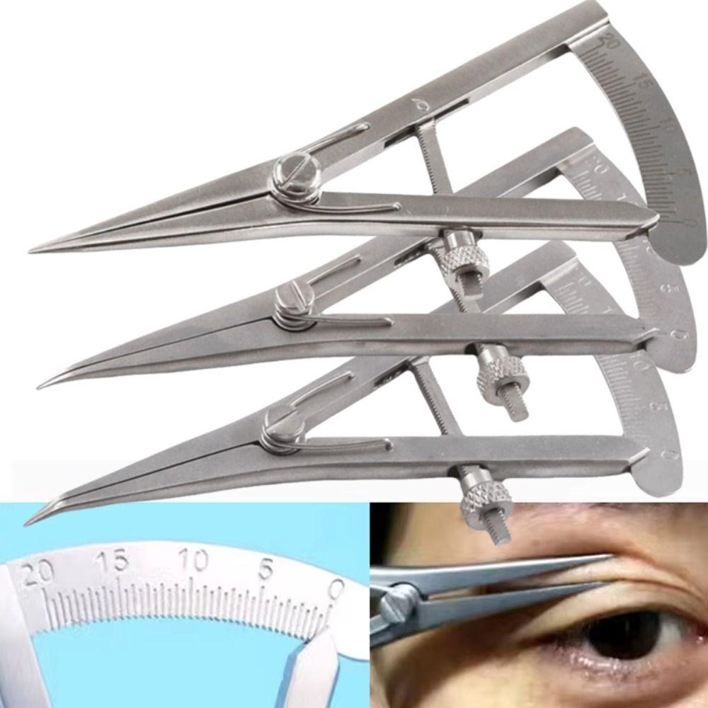 Stainless Steel Ophthalmic Caliper Screw Adjustment Castroviejo Caliper  Surgical Tool