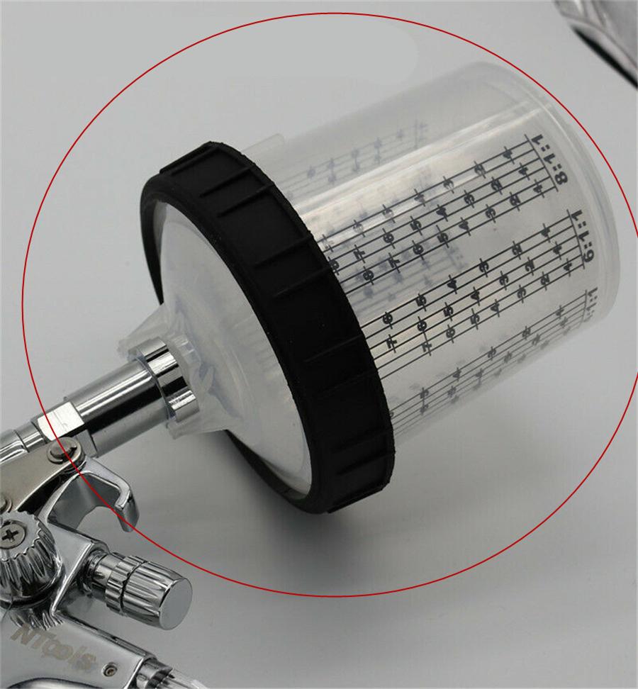 Одноразовый стакан для краски 22 унции 600 мл H/O Quick Cup с внешней резьбой 16X1.5 для краскопульта con