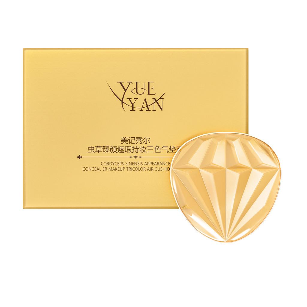 Air Cushion BB Cream Natural Brightening Concealer Oil Control Waterproof Permanent Fixed Liquid Foundation Daily Makeup Set Women's Fashion Makeup