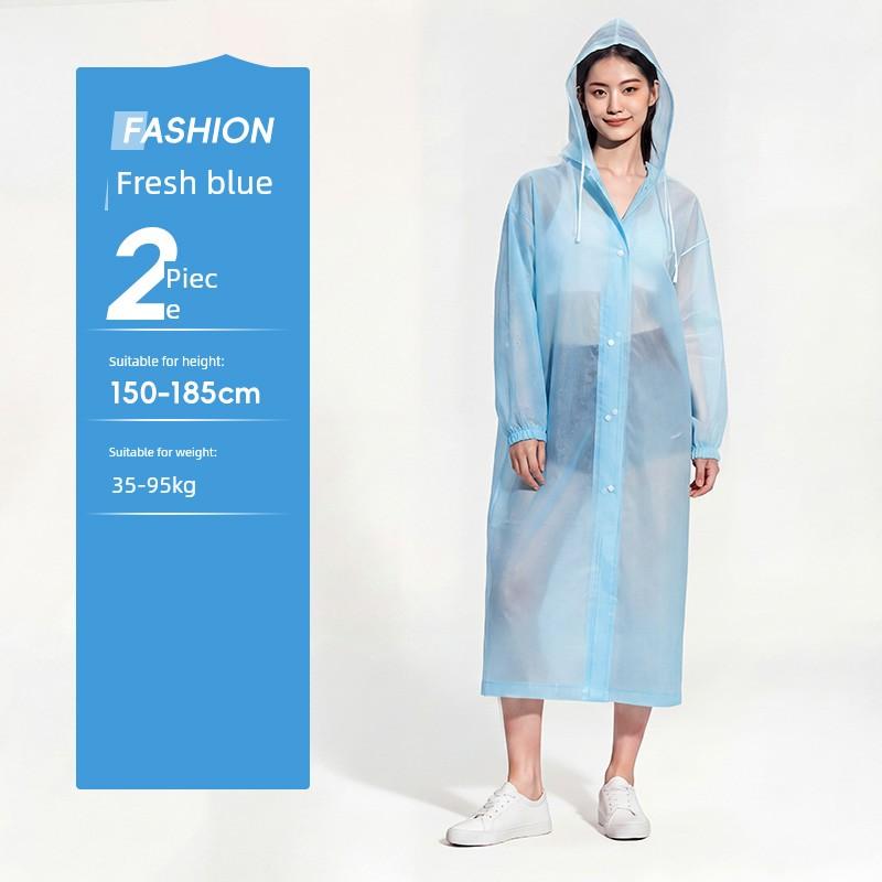 Raincoat for Adults 2026 New Model Women's Travel Lightweight Portable Rain Poncho for Heavy Rain Protection Thickened Disposable
