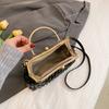2026 New Shell Shaped Ladies Shoulder Bag with Sewn Car Lines Metal Handle Small Evening Handbag for Women