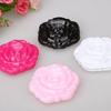 Карманное зеркало для макияжа с розовым цветком, винтажное складное круглое, маленькое ручное, компактное, с подсветкой, женский инструмент для макияжа, милый