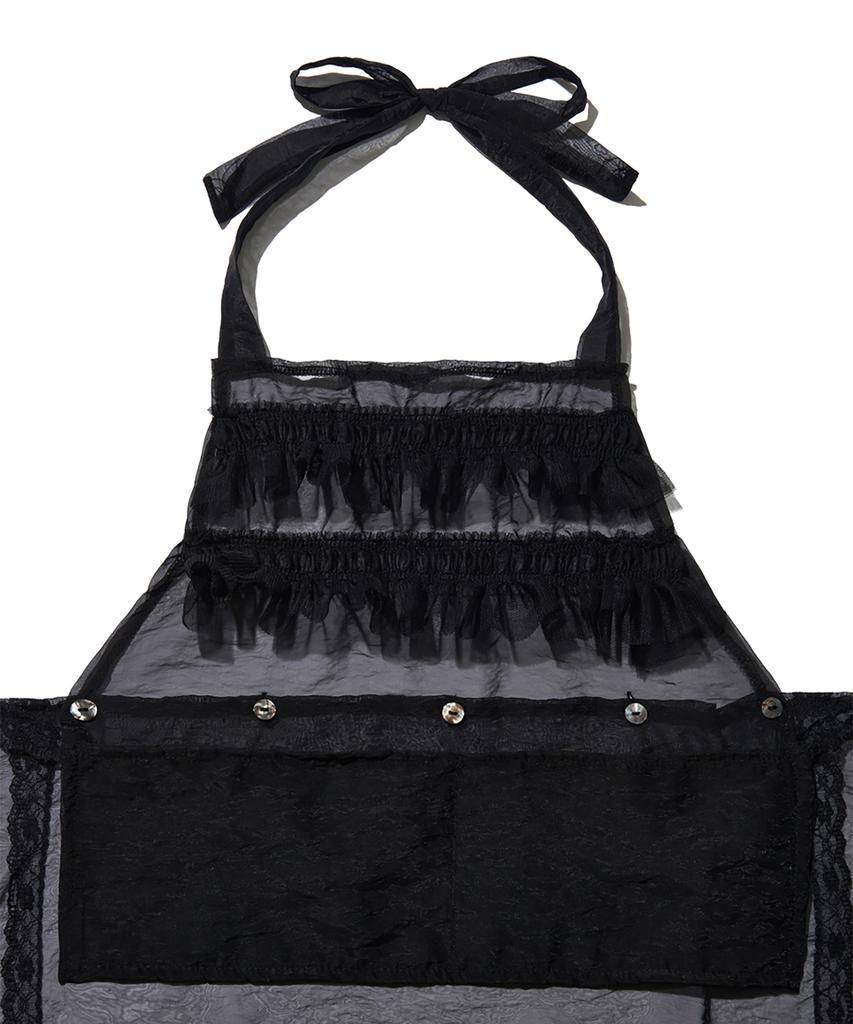 Peace Maker Ts 3Way Sheer Apron (Black)