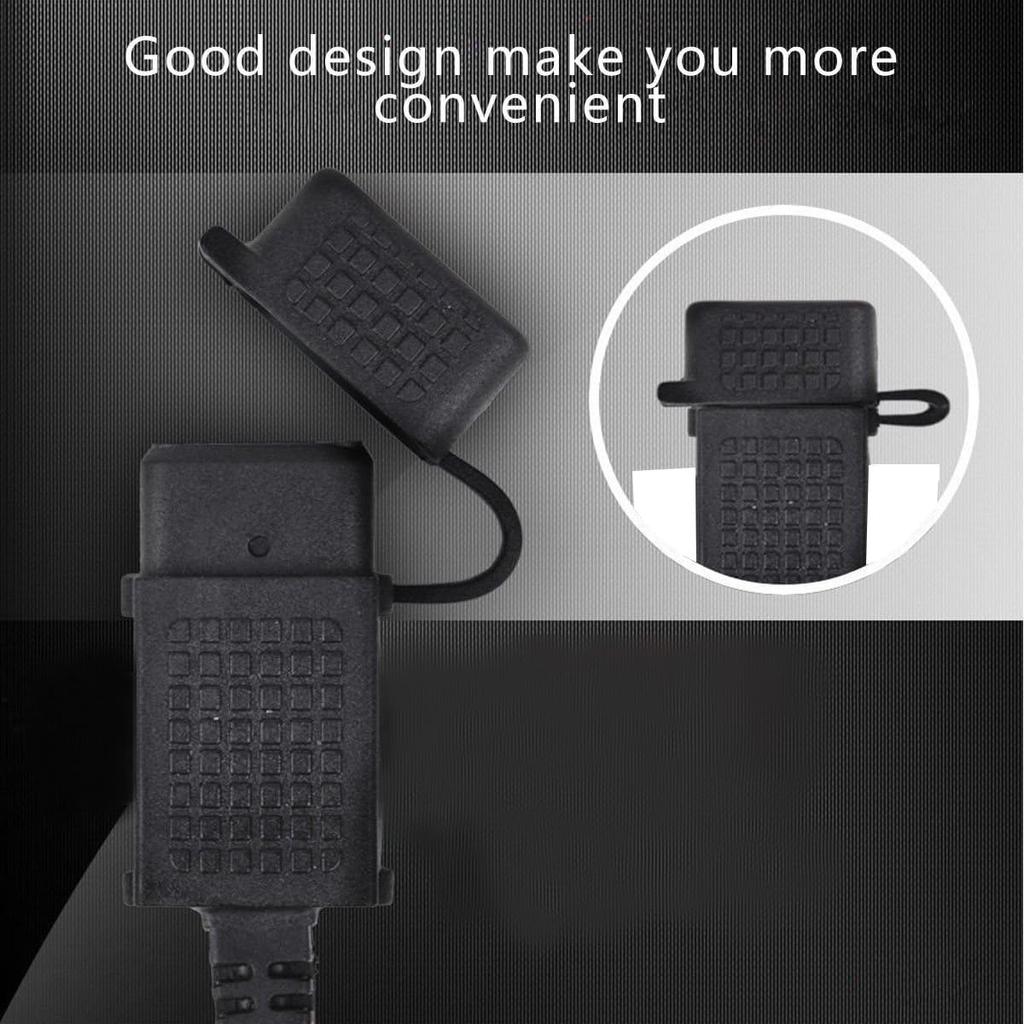GTIWUNG SAE USB-порт с водонепроницаемой крышкой 22 см + 3,6 фута Соединительный кабель SAE 5A/10A/15A Предохранитель Кабель для зарядки аккумулятора Зарядка автомобильного аккумулятора