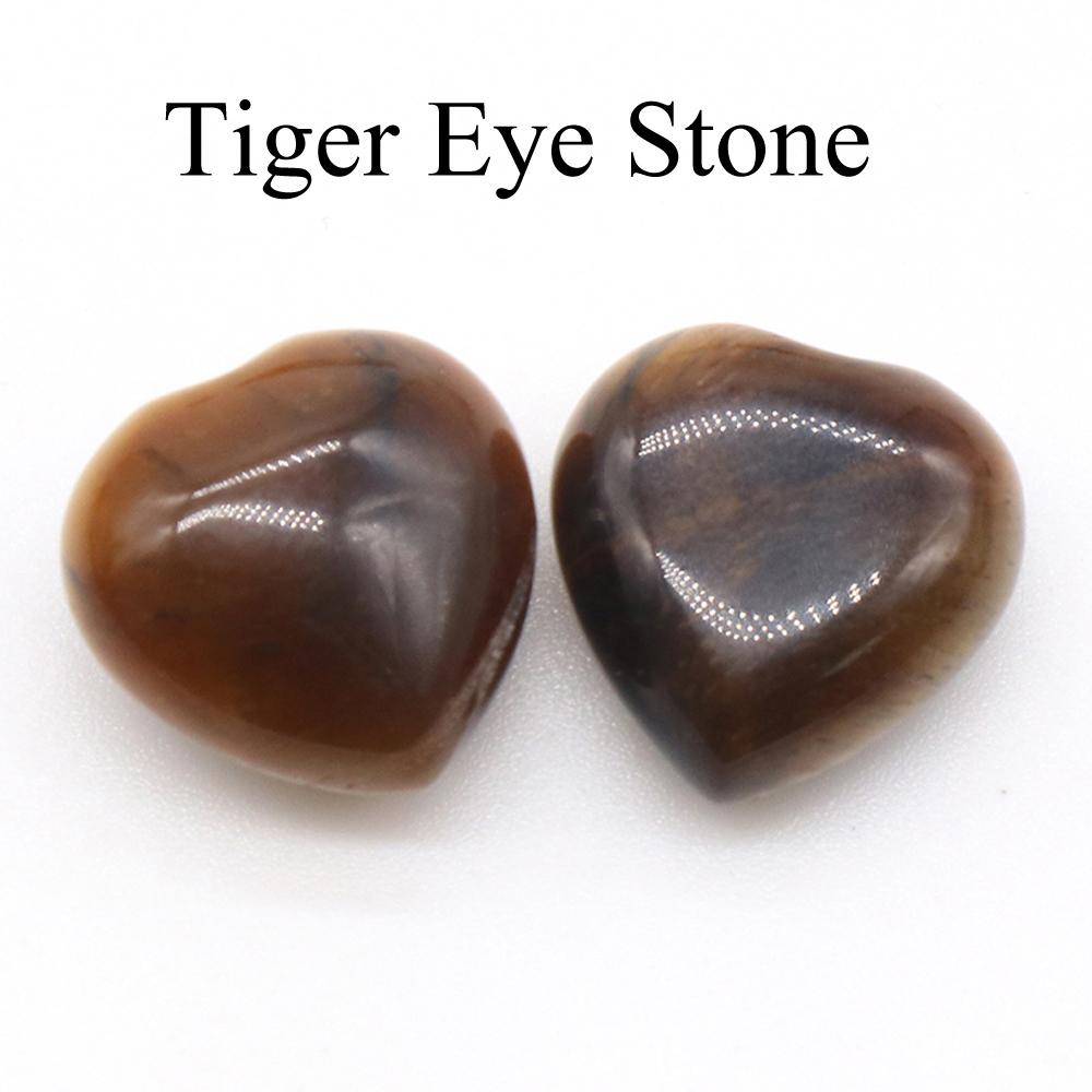 2 шт. Мини-энергетический натуральный камень, украшение в виде сердца, рейки-исцеляющий кристалл, агат, содалит, аметист, нефрит, драгоценный камень, домашний декор, ювелирные изделия, подарки 15 мм