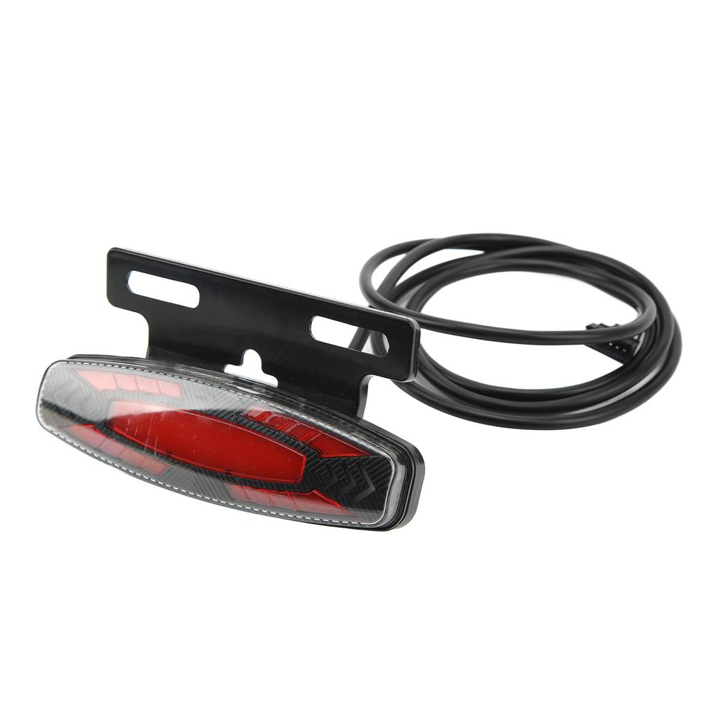 Электрический велосипед освещение задний фонарь высокая яркость велосипедный тормозной предупреждающий поворотный светодиодный свет для ночной езды