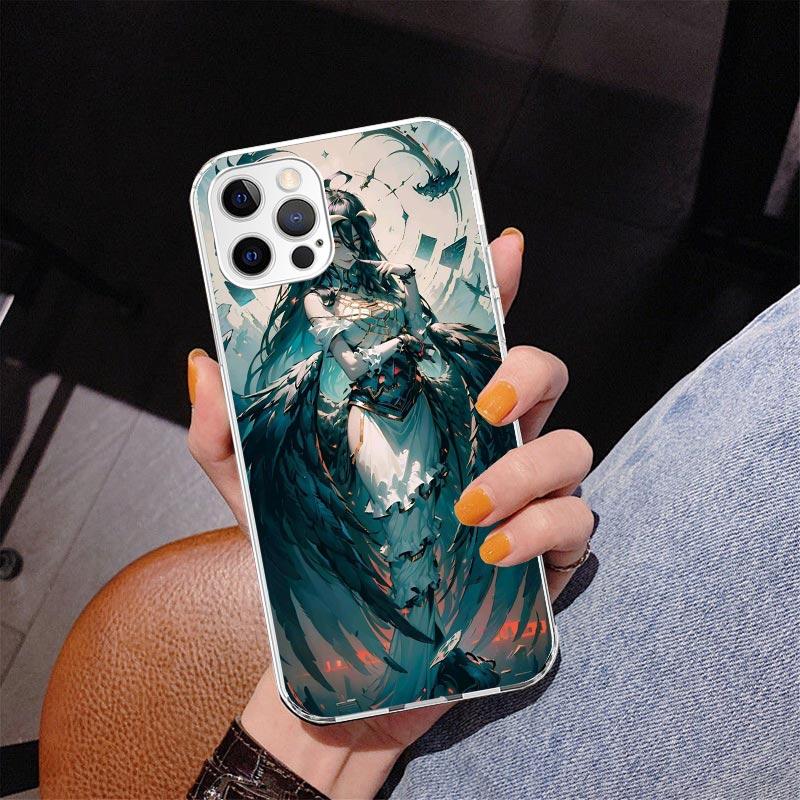 Чехол для телефона Albedo Overlord Anime для Iphone 17 Air 16 11 12 13 Mini 14 Plus 15 Pro Max 7 8E SE 2020 16ProMax Чехол для телефона Coque 1