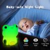 D2 Night Lamp for Kids Frog Silicone Sleeping Night Light Dimmable Timer Rechargeable Colorful Light Room Decor Children Gifts