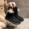 French Hollow Long and Short Boots Women Go Out Fashionable Retro Mesh Boots Women Cool Boots New