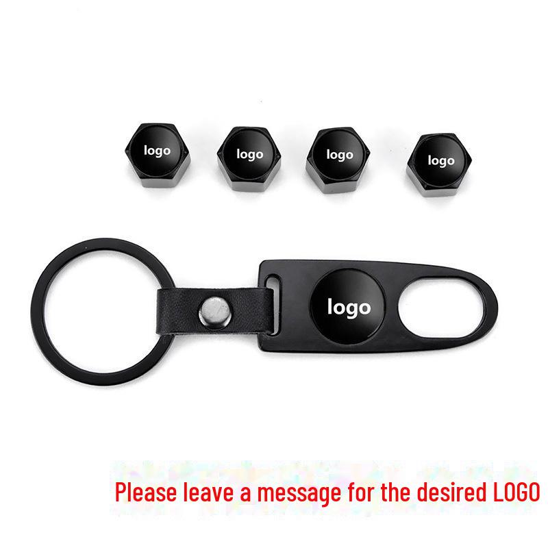 Персонализированные противоугонные колпачки для автомобильных шин с кожаной пряжкой