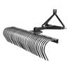 Tow Behind Dethatcher 72" 3-Point Lawn Dethatcher Rake with Attachments