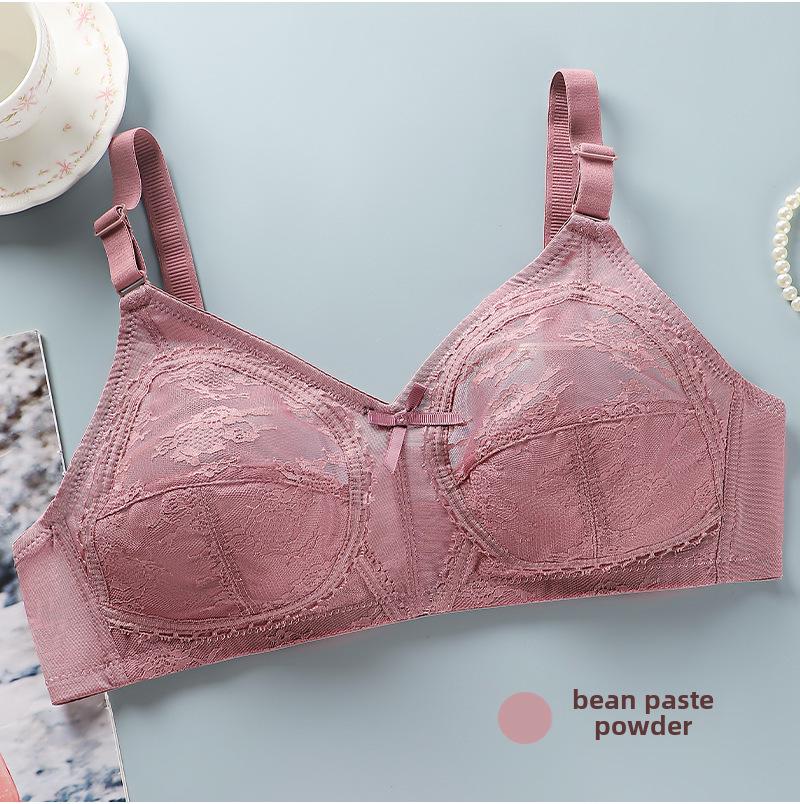 Кружевной бюстгальтер с полной чашкой большого размера - ультратонкий, сексуальный, без косточек, дышащий и прозрачный