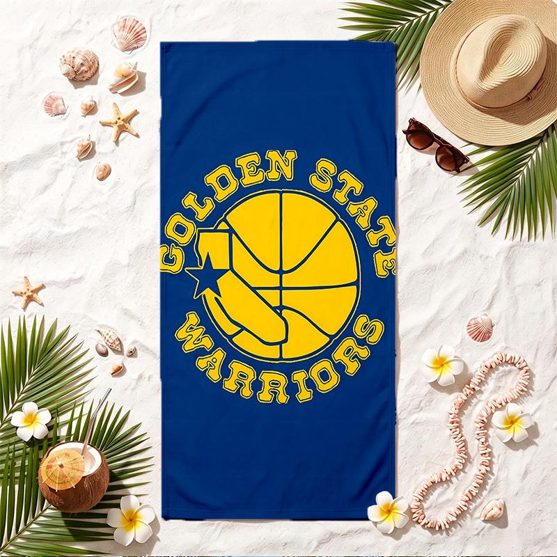 Golden State Warriors Soft Beach Towel Stylish Beach Pool Towel for Summer Seaside Vacation Travel