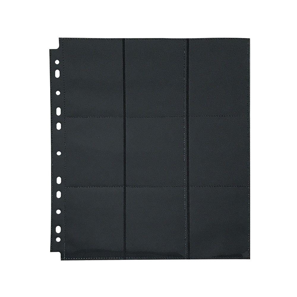 Album Collection Card Organizer Card Album Inner Page Loose-leaf Inners Black Storage Page