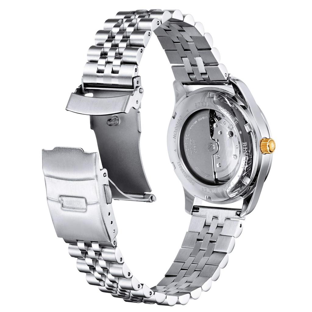 Watch Band Stainless Steel Watch Strap Metal Watch Band Metal Watch Strap 18mm 20mm 22mm 24mm 26mm Replacement Smart Watch Strap Highly Durable Men