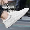 Fashion Lace-Up Mens Fashion Sneakers High Quality Male Comfortable Walking Shoe Simple Men Casual Flats Genuine Leather Skate Shoes Men