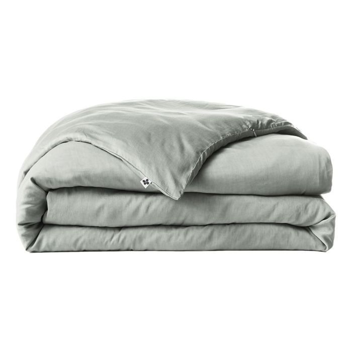 Housse de couette "Lysandre" toutes dimensions "Lyocel" L'effet Papillon - Lysandre Lichen - Housse de couette 260 x 240 cm