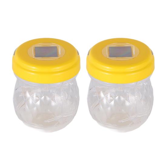 2/4 шт. Уличная подвесная ловушка для ос на солнечной батарее, ловушка для шершней и пчел