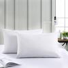 2pcs White Ultra-Soft Polyester Pillowcase