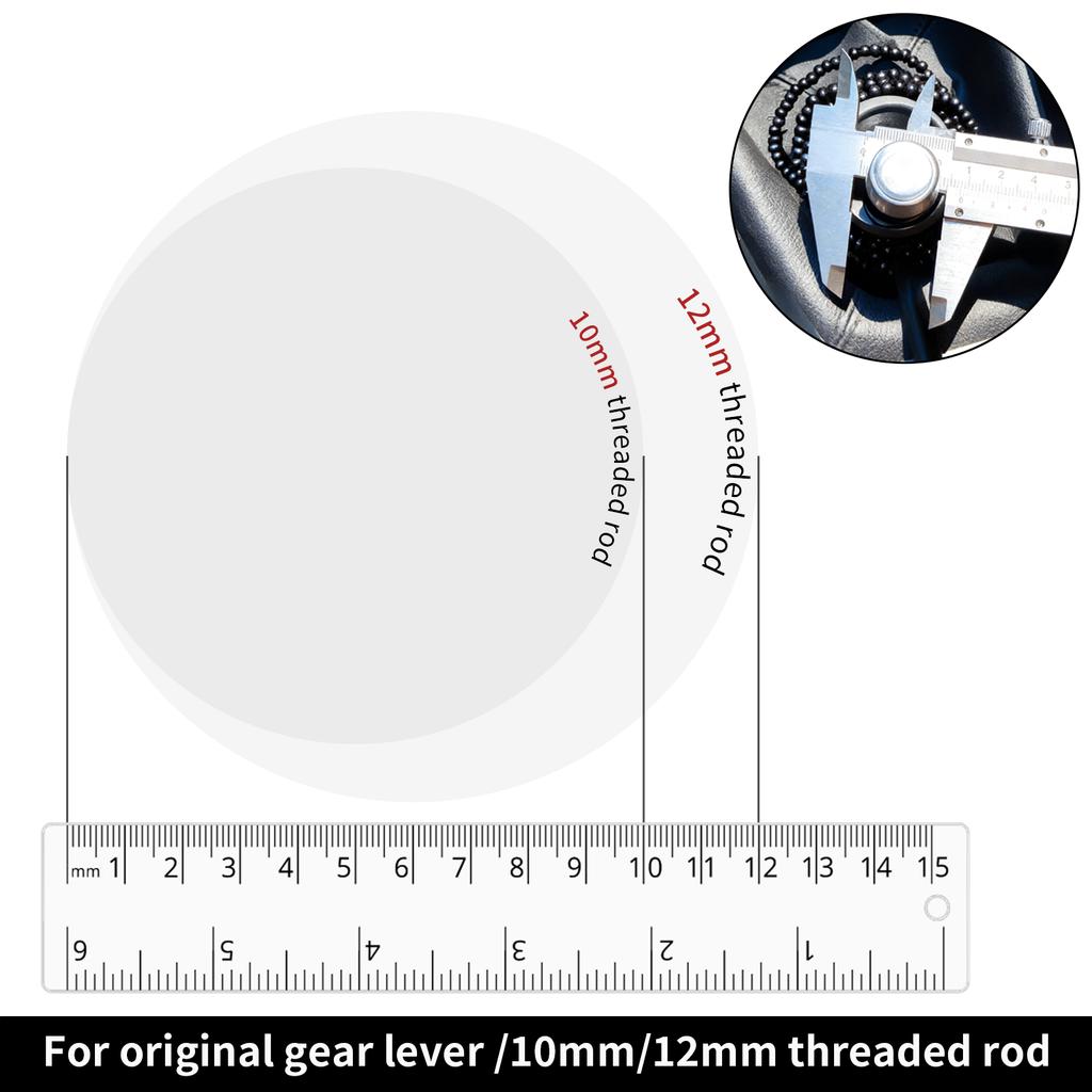 LED Crystal Shift Head Crystal Shift Knob Is For Manual/Reverse Gear With LED Seven Color Shift Head, 5-Speed/6-Speed