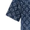 Louis Vuitton Рубашка мужская FW23 Синяя 1ABXXJ