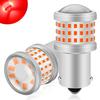 Fenikso S25 LED Single Red Brake Lamp Tail Lamp 180°BA15S 1156 LED 69 Rows DC12V 2pcs