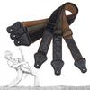 Adjustable Pure Cotton Guitar Strap for Acoustic Electric Bass Guitar with Plectrums Pockets