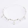 Exquisite Crystal Forehead Accessory Elegant Bride Shiny Hair Hoop Elf Rhinestone Headband  Wedding