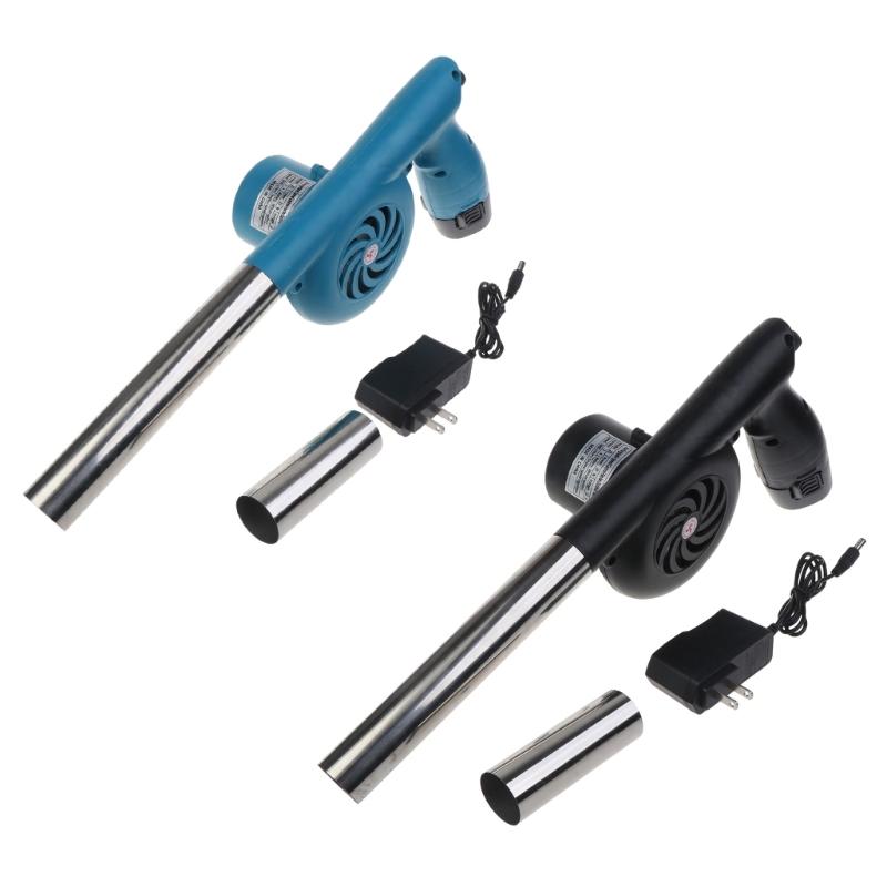 BBQ Fan Electric Blower Starter for Charcoal 5000R Rechargeable with 2x Air Duct