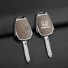 Zinc Alloy Leather Car Remote Key Case Cover For HONDA Accord CRV Pilot Civic 2003 2007 2008 2009 2010 2011 2012 2013 Accessory XE2