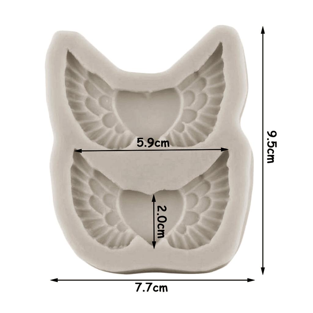 Крылья ангела, силиконовые формы для помадки для украшения торта, топпер для кексов, конфеты, шоколадная жвачка, паста, формы из полимерной глины