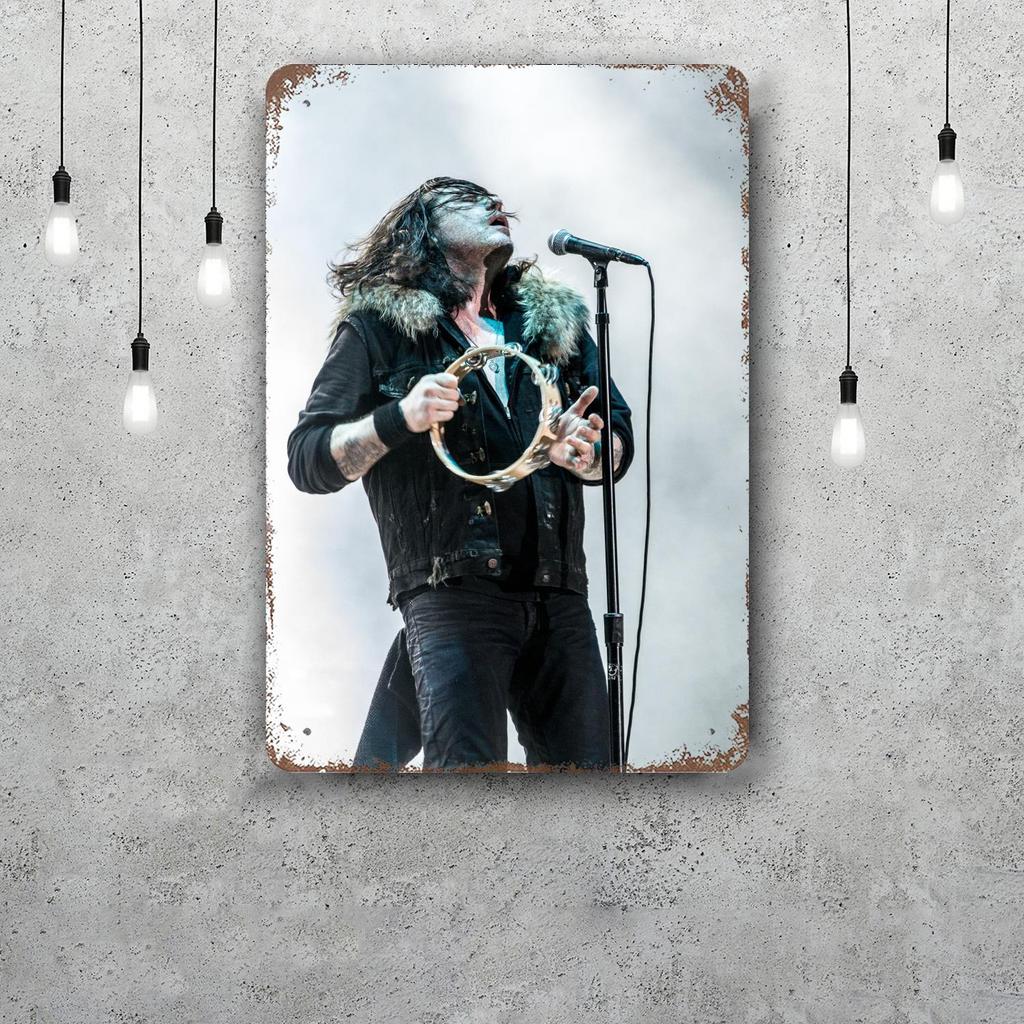 Ian Astbury Decor Poster Vintage Tin Sign Metal Sign Decorative Plaque for Pub Bar Man Cave Club Wall Decoration