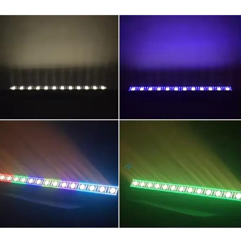 Professional Led Bar Lights 12x3W RGB LED Wash Light Stage Effect Beam Disco Light DMX512 For DJ Wedding Party
