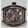 Used Invicta 69524 42mm S1 Rally Manifold Automatic Skeleton Dial x White Rubber "Rose Gold is "