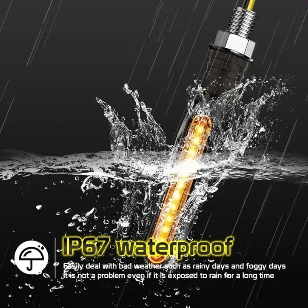IP68 Waterproof Turn Signal Light LED Stop Signal Rear Lights Directional Indicators  Motorcycle