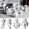 Desktop Ornament Greek Mythology Figurine Plaster Bust Statue Gypsum Portraits Famous Sculpture