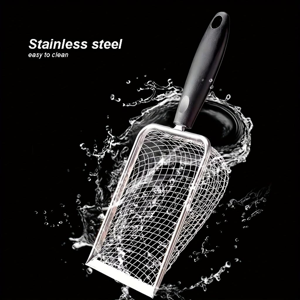 1/2 шт. Лопата садовая из нержавеющей стали с фильтром с маленькими отверстиями, для сада, пляжа, сетчатая лопата, игрушка для пляжного отдыха, игра с ракушками, сетчатая лопата для переворачивания почвы