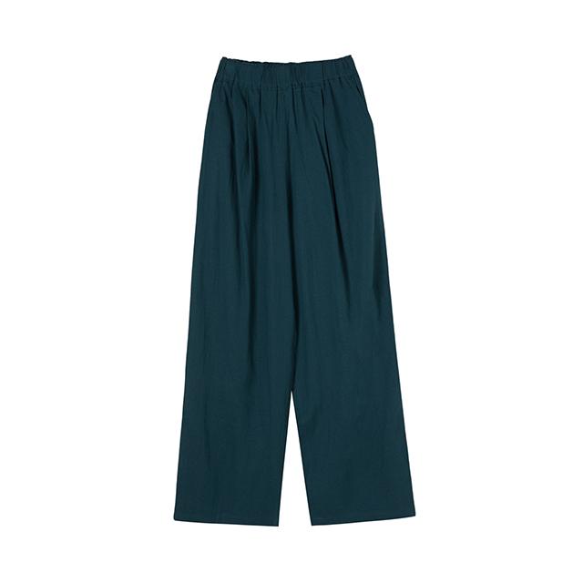 LAP E-Band Linen Blend Wide Pants Aq2Wp564
